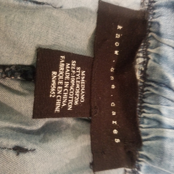 High waisted jeans joggers pants - Picture 4 of 4